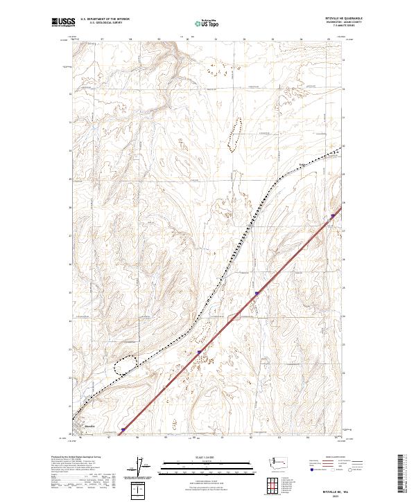 Ritzville NE, WA — USGS 7.5-minute topo (2023)