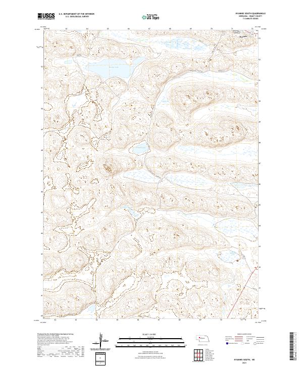 Hyannis South, NE — USGS 7.5-minute topo (2021)