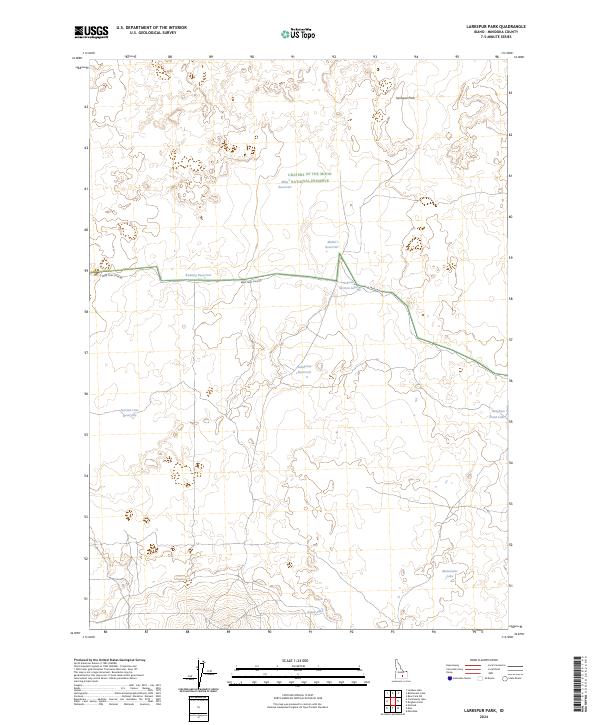 Larkspur Park, ID — USGS 7.5-minute topo (2024)