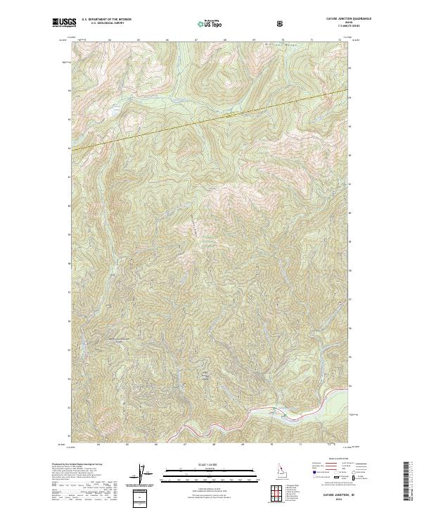 Cayuse Junction, ID — USGS 7.5-minute topo (2024)