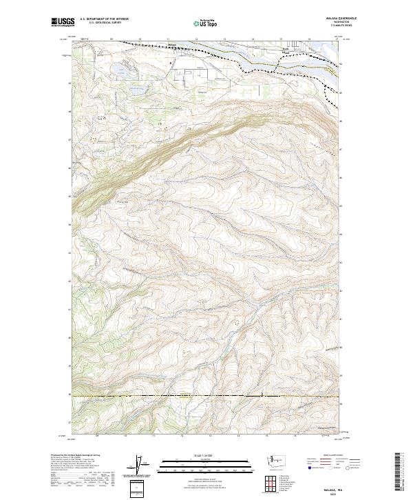 Malaga, WA — USGS 7.5-minute topo (2023)