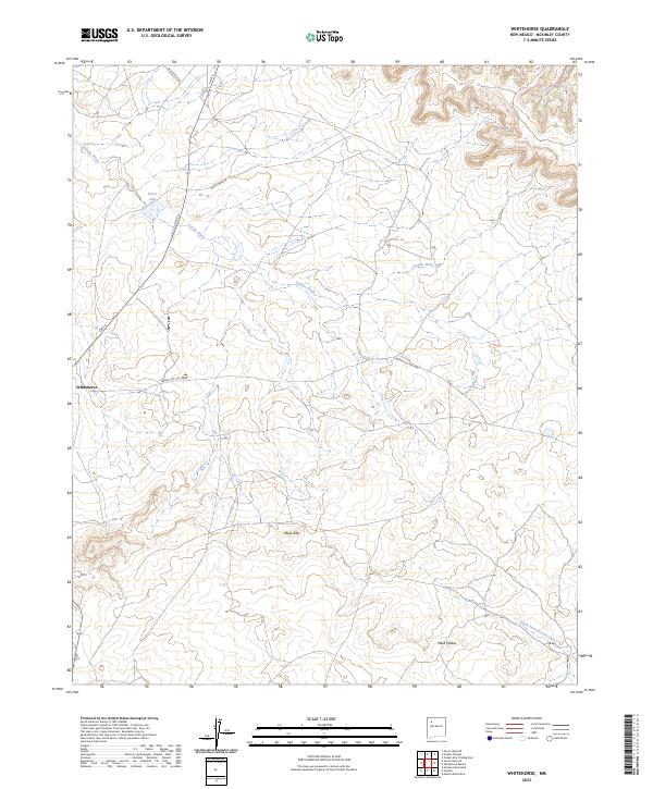 Whitehorse, NM — USGS 7.5-minute topo (2023)