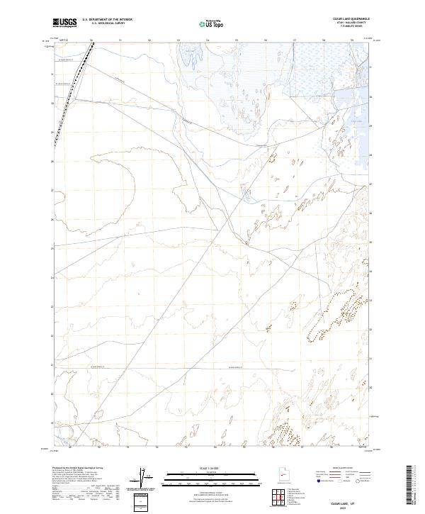 Clear Lake, UT — USGS 7.5-minute topo (2023)
