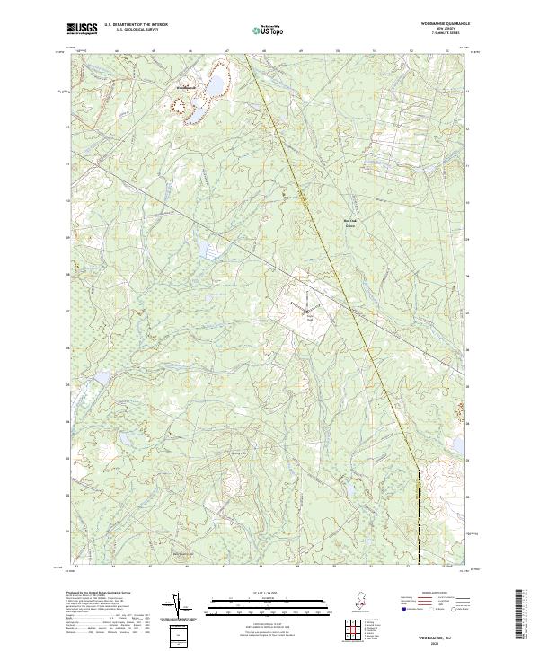 Woodmansie, NJ — USGS 7.5-minute topo (2023)
