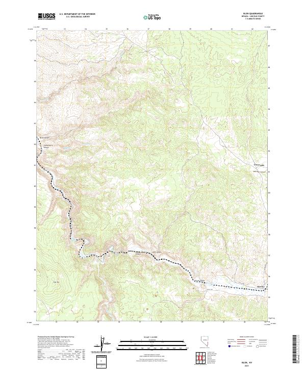 Islen, NV — USGS 7.5-minute topo (2021)