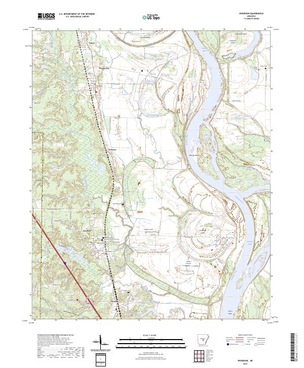Woodson, AR — USGS 7.5-minute topo (2024)