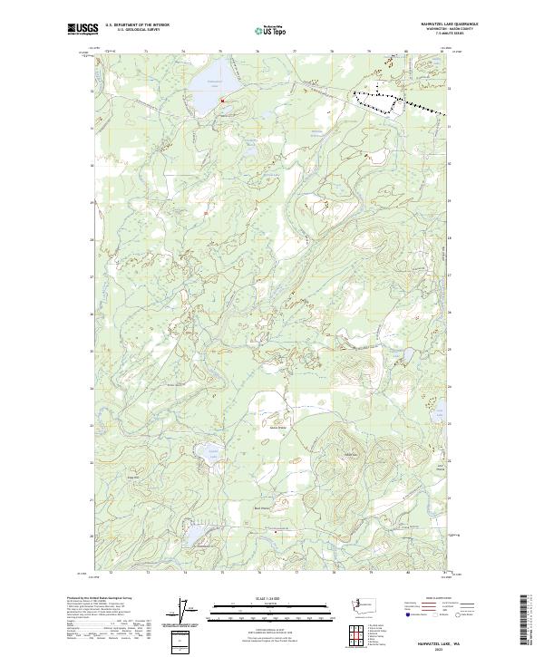 Nahwatzel Lake, WA — USGS 7.5-minute topo (2023)