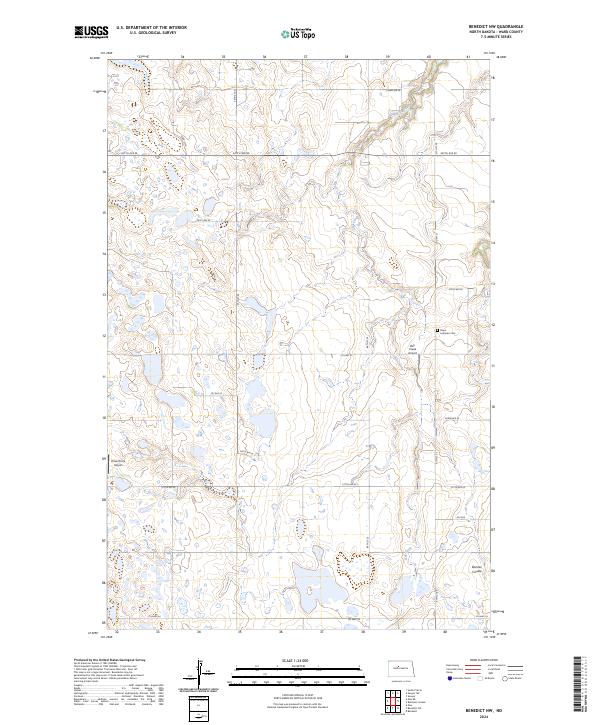 Benedict NW, ND — USGS 7.5-minute topo (2024)