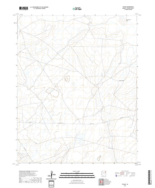 Tolani, AZ — USGS 7.5-minute topo (2021)