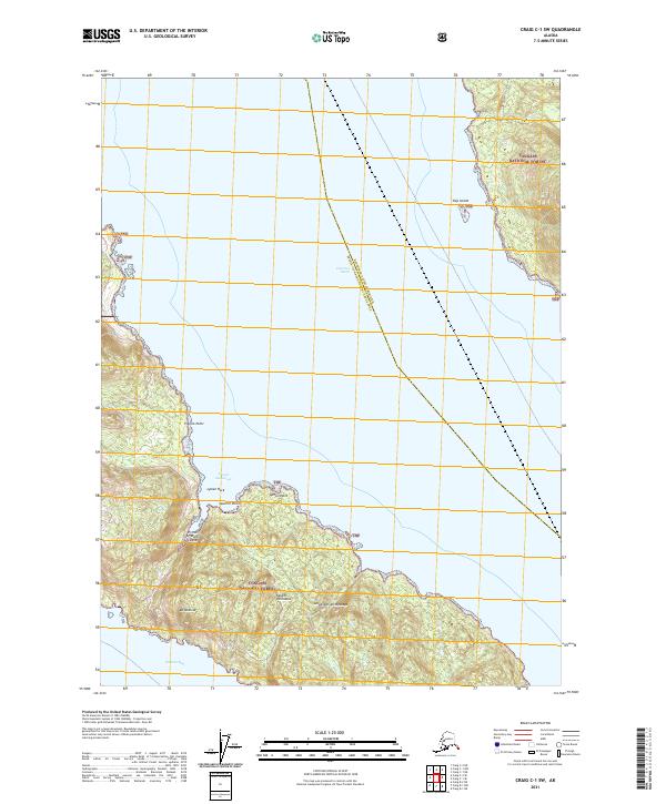Craig C-1 SW, AK — USGS 7.5-minute topo (2021)