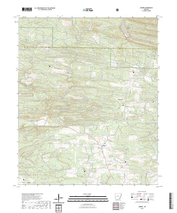 Umpire, AR — USGS 7.5-minute topo (2024)