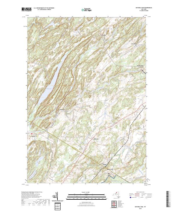 Natural Dam, NY — USGS 7.5-minute topo (2023)