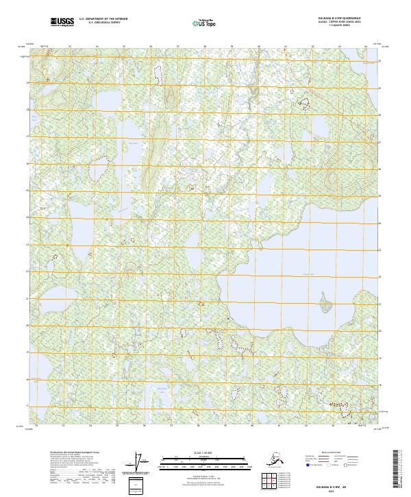 Gulkana B-4 NW, AK — USGS 7.5-minute topo (2023)
