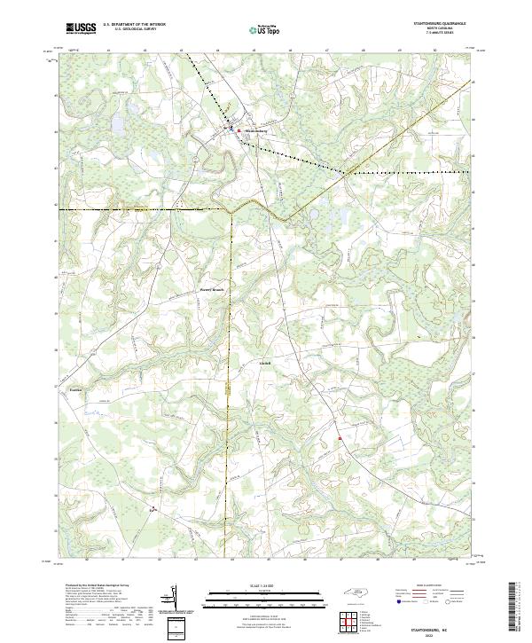 Stantonsburg, NC — USGS 7.5-minute topo (2022)