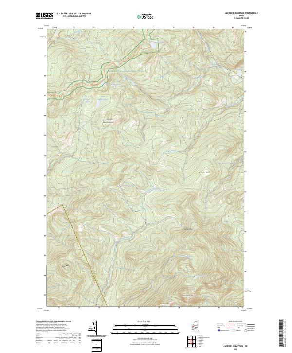 Jackson Mountain, ME — USGS 7.5-minute topo (2024)
