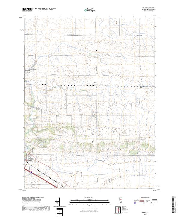Holder, IL — USGS 7.5-minute topo (2024)