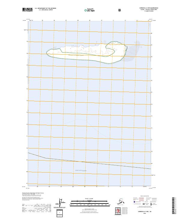 Cordova A-3 NW, AK — USGS 7.5-minute topo (2024)