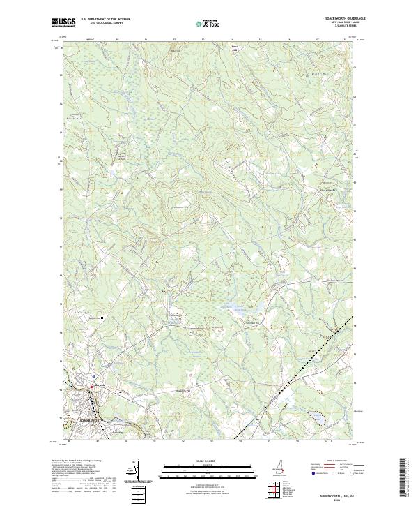 Somersworth, NH-ME — USGS 7.5-minute topo (2024)