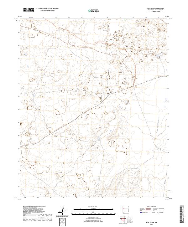 York Ranch, NM — USGS 7.5-minute topo (2023)