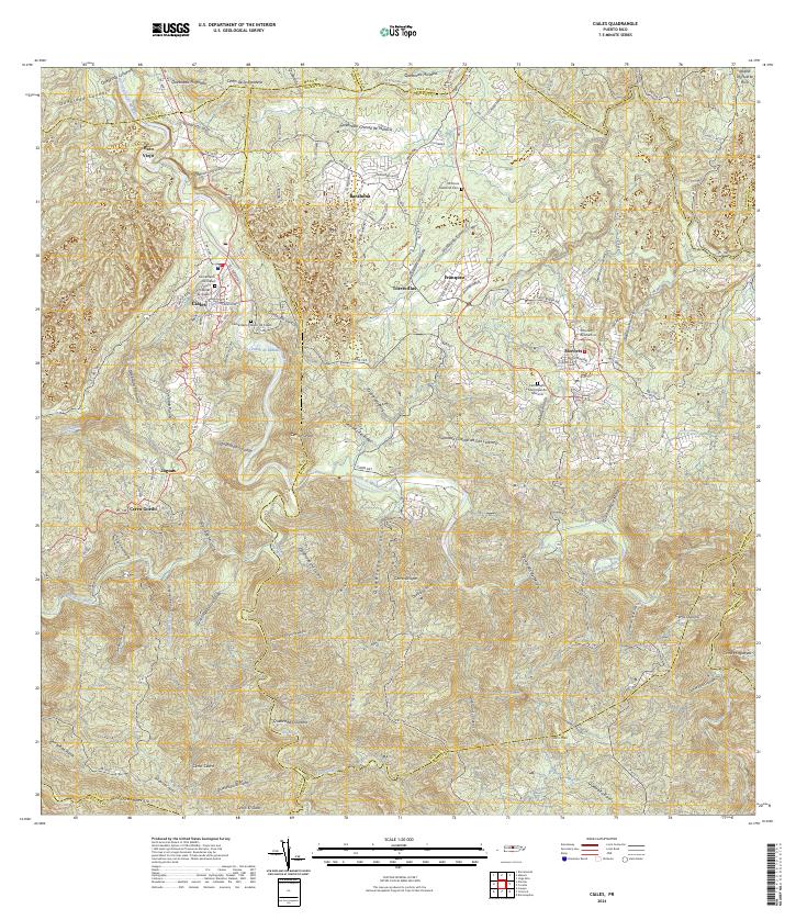 Ciales, PR — USGS 7.5-minute topo (2024)