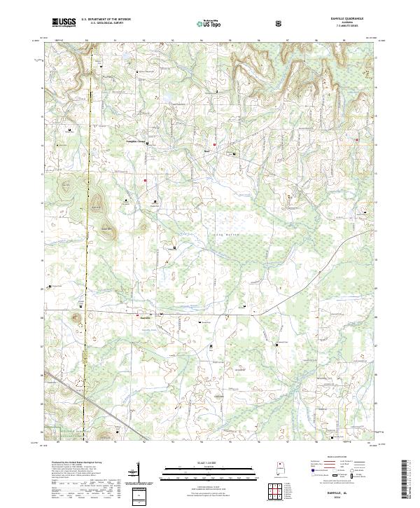 Danville, AL — USGS 7.5-minute topo (2024)