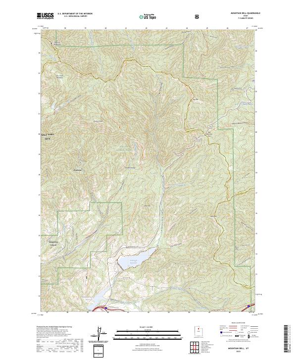 Mountain Dell, UT — USGS 7.5-minute topo (2023)