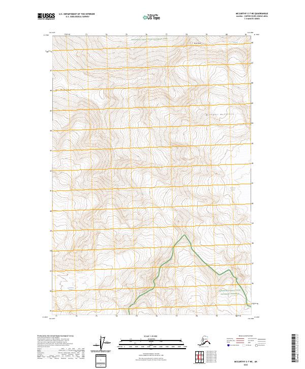 McCarthy C-7 NE, AK — USGS 7.5-minute topo (2023)