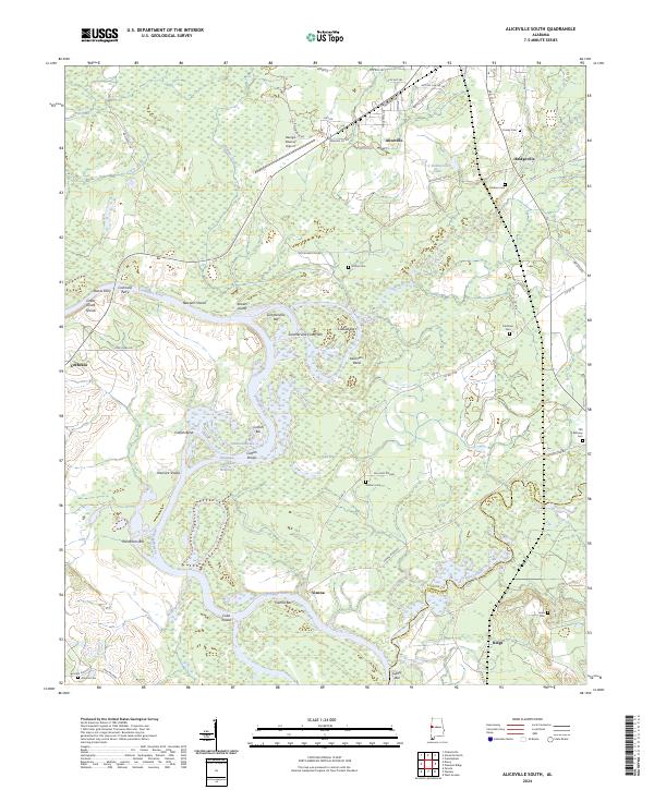 Aliceville South, AL — USGS 7.5-minute topo (2024)