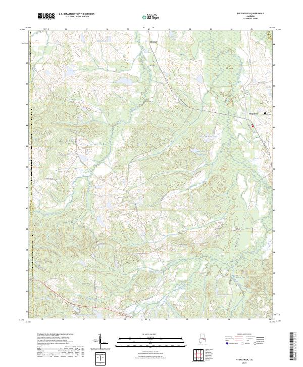 Fitzpatrick, AL — USGS 7.5-minute topo (2024)