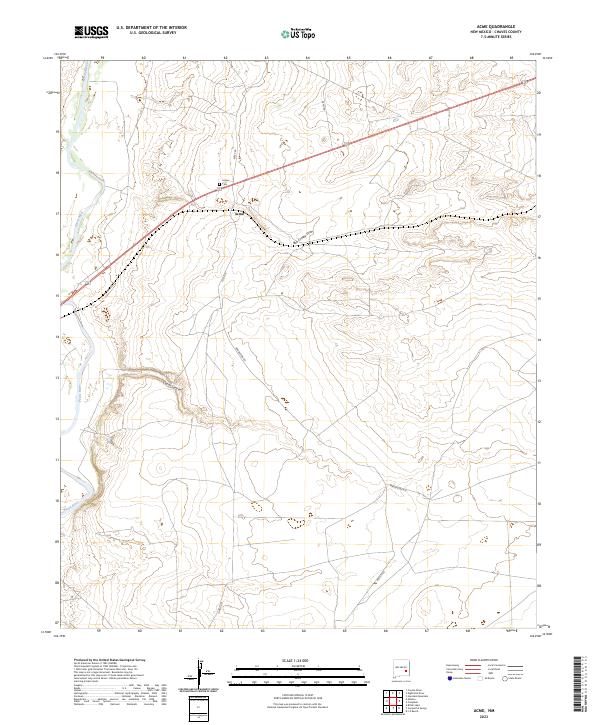 Acme, NM — USGS 7.5-minute topo (2023)