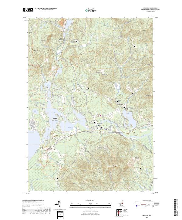Freedom, NH — USGS 7.5-minute topo (2024)