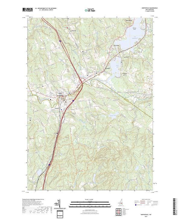 Northfield, NH — USGS 7.5-minute topo (2024)