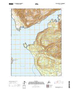 Bering Glacier A-1 SW, AK — USGS 7.5-minute topo (2017)