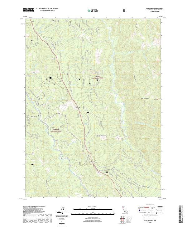 Sportshaven, CA — USGS 7.5-minute topo (2022)