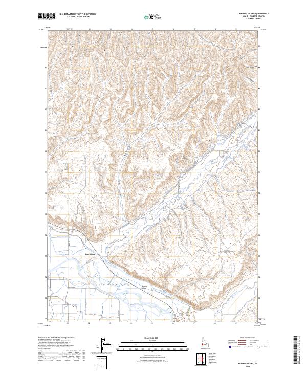 Birding Island, ID — USGS 7.5-minute topo (2024)