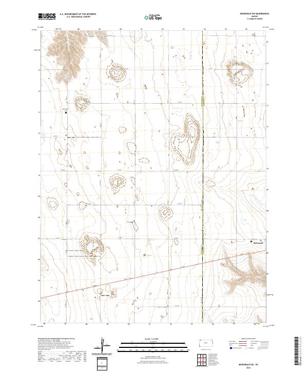 McDonald SW, KS — USGS 7.5-minute topo (2022)