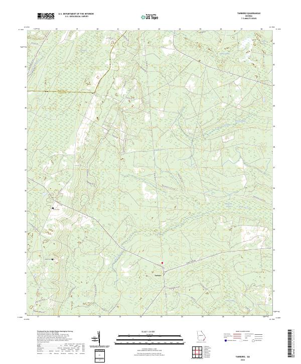 Tarboro, GA — USGS 7.5-minute topo (2024)