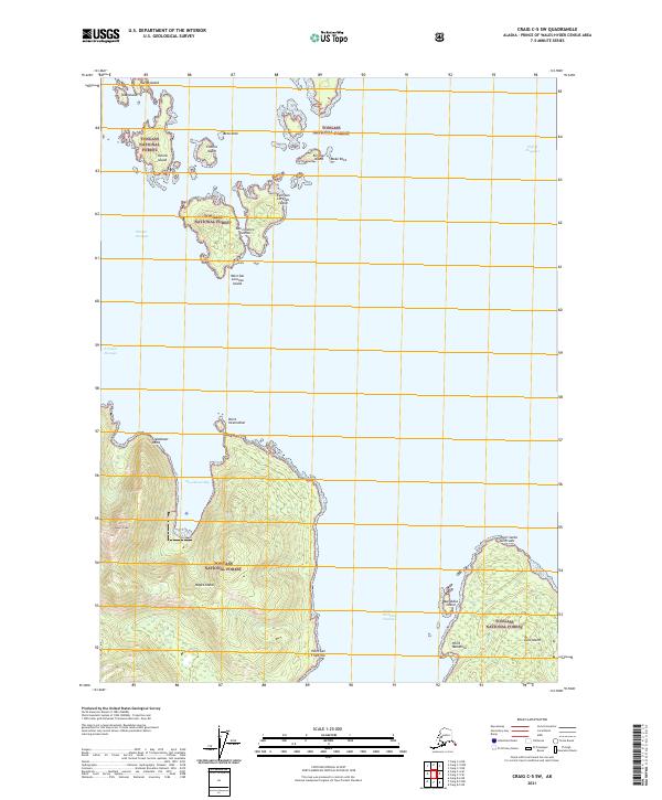 Craig C-5 SW, AK — USGS 7.5-minute topo (2021)