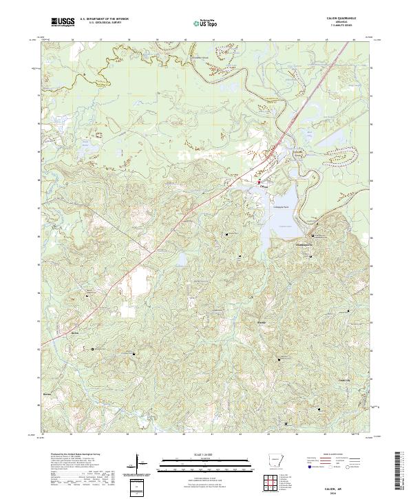 Calion, AR — USGS 7.5-minute topo (2024)