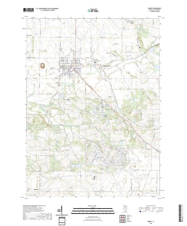 Amboy, IL — USGS 7.5-minute topo (2024)