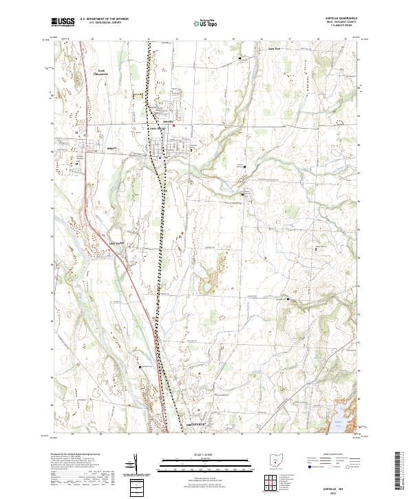 Ashville, OH — USGS 7.5-minute topo (2023)