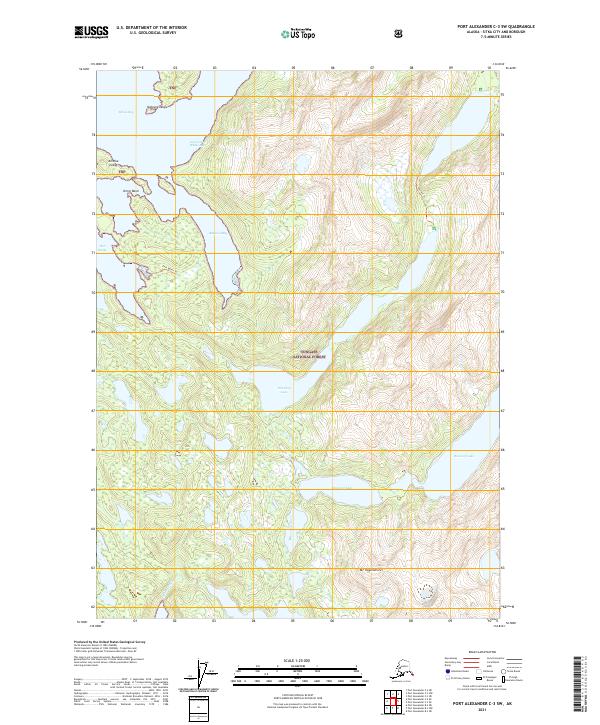Port Alexander C-3 SW, AK — USGS 7.5-minute topo (2021)