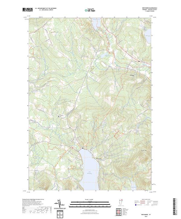Westmore, VT — USGS 7.5-minute topo (2024)