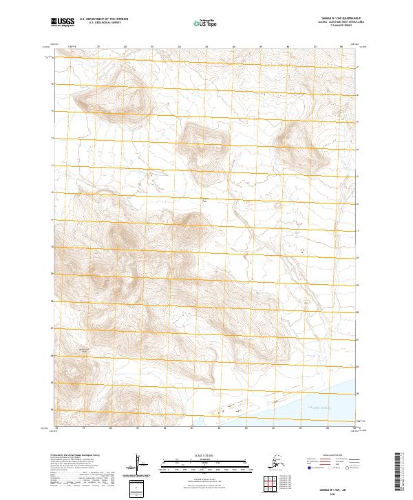 Umnak B-1 SW, AK — USGS 7.5-minute topo (2021)