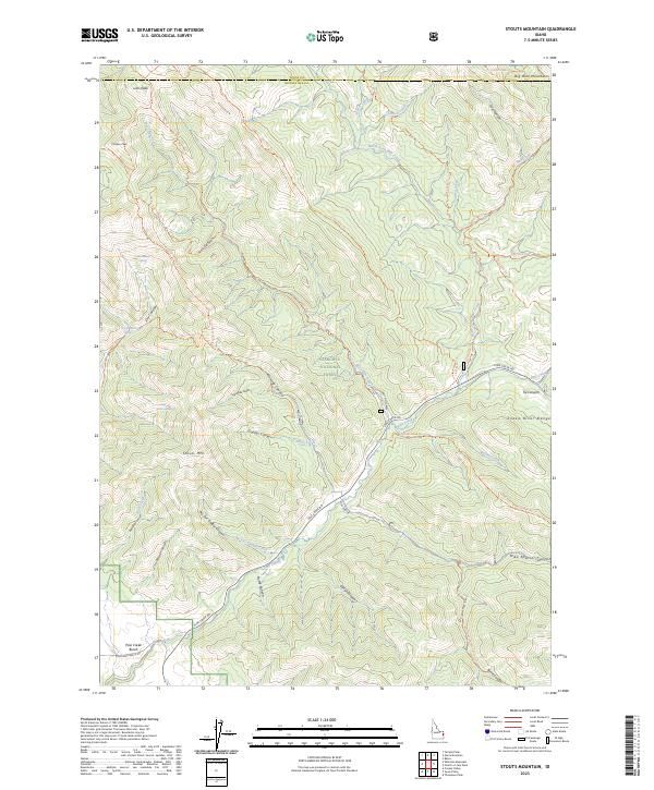 Stouts Mountain, ID — USGS 7.5-minute topo (2023)