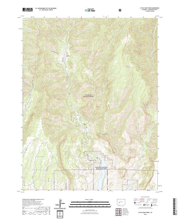 Little Soap Park, CO — USGS 7.5-minute topo (2022)