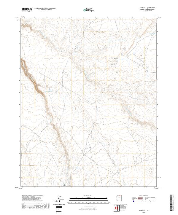 White Hill, AZ — USGS 7.5-minute topo (2021)