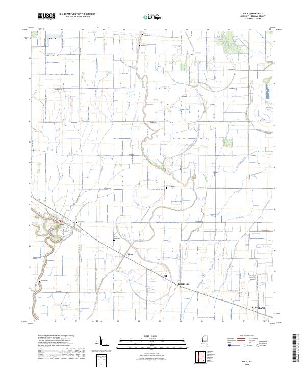 Pace, MS — USGS 7.5-minute topo (2024)