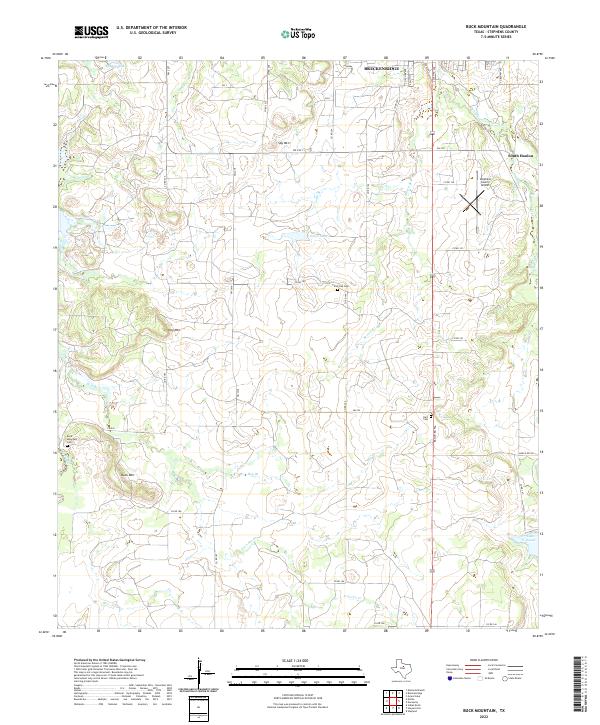 Buck Mountain, TX — USGS 7.5-minute topo (2022)