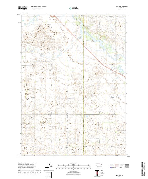 Deloit NE, NE — USGS 7.5-minute topo (2021)